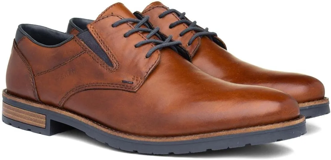 Rieker Men's Derby Lace-up Oxford Flat