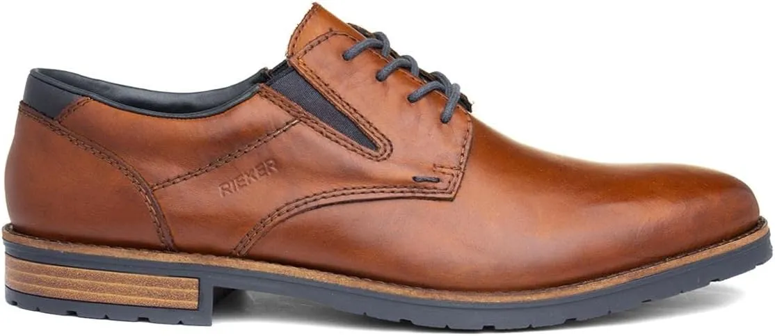 Rieker Men's Derby Lace-up Oxford Flat