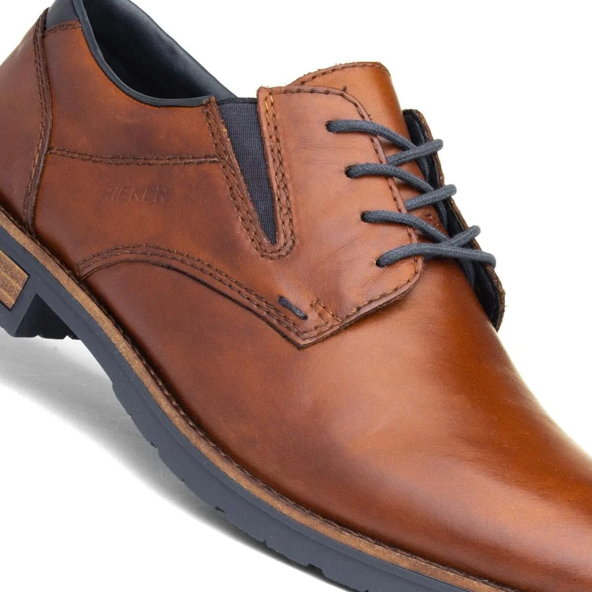 Rieker Men's Derby Lace-up Oxford Flat