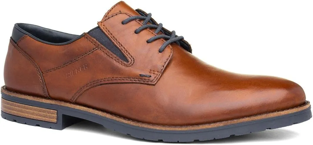 Rieker Men's Derby Lace-up Oxford Flat