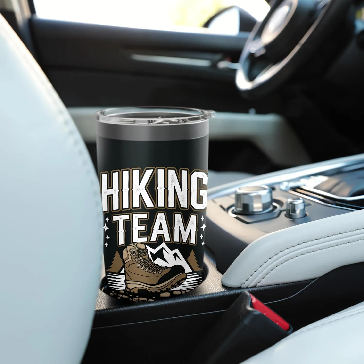 Rustic Hiking Team Outdoor Trekking Boot Backpacking Trip Stainless Steel Insulated Tumbler
