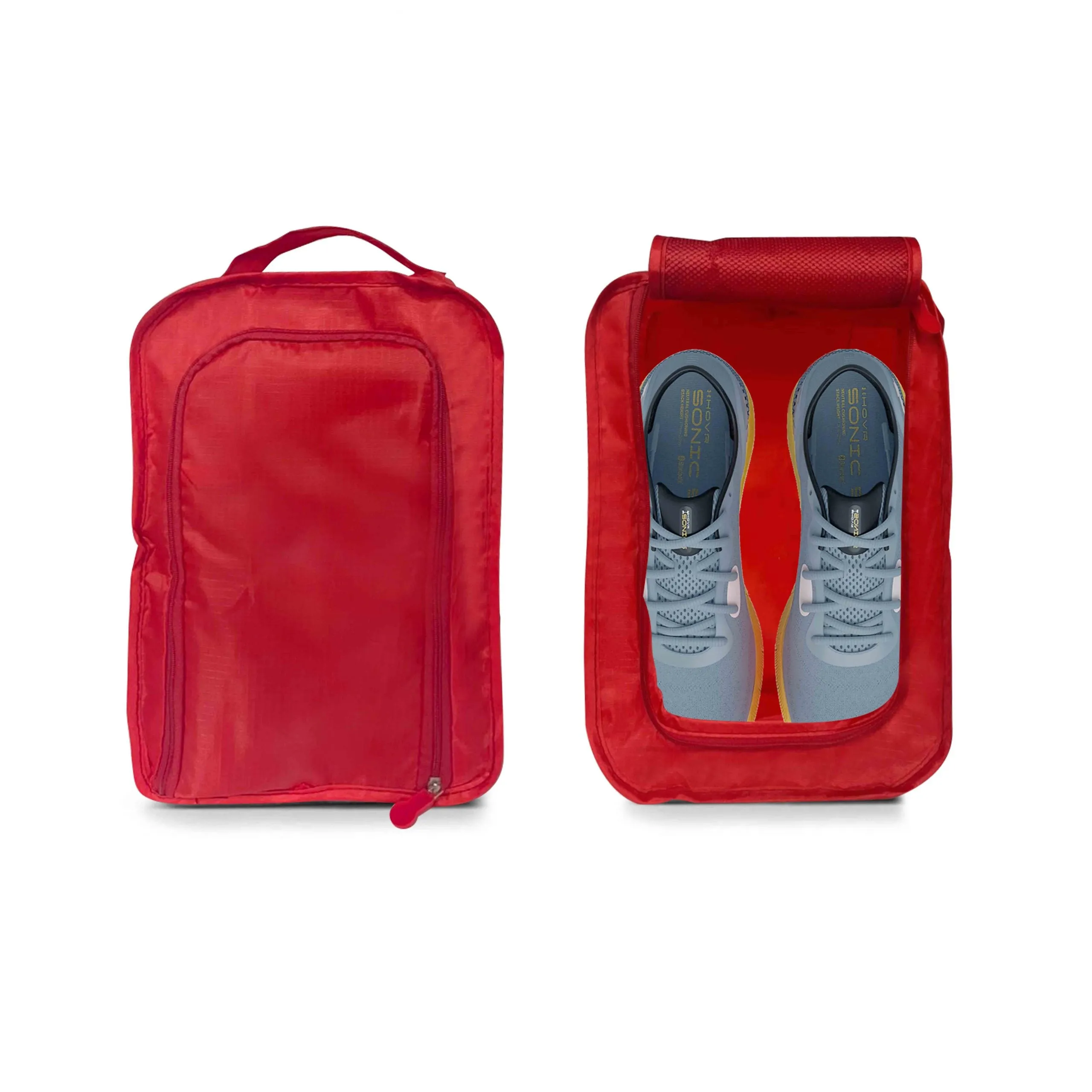 Shoe Bag with zipper on front