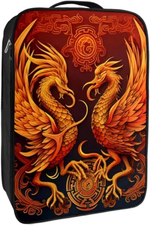 Shoe Bags for Travel,Travel Shoe Bags for Packing,Shoe Travel Bag,Chinese Dragon and Phoenix