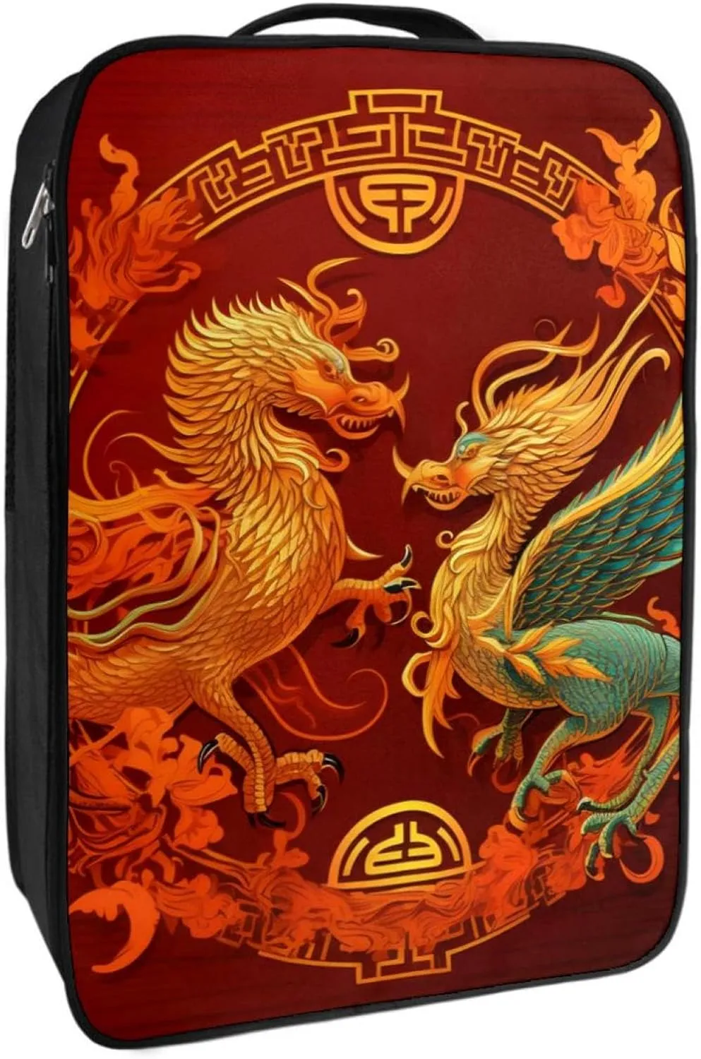 Shoe Bags for Travel,Travel Shoe Bags for Packing,Shoe Travel Bag,Chinese Dragon and Phoenix
