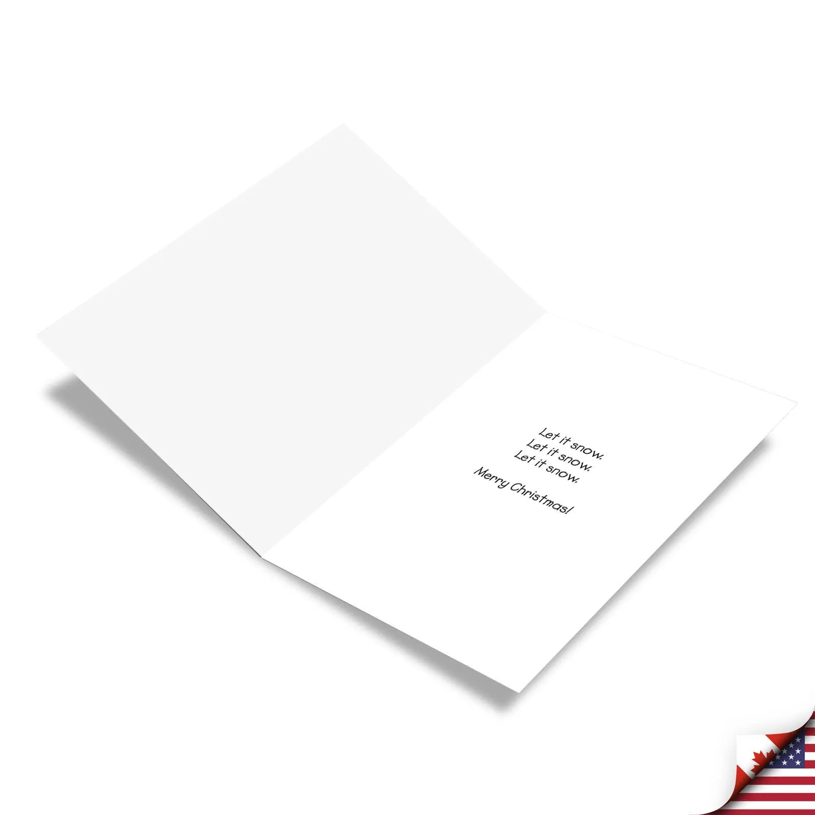 Single Christmas Card - Snowflake Boot Camp