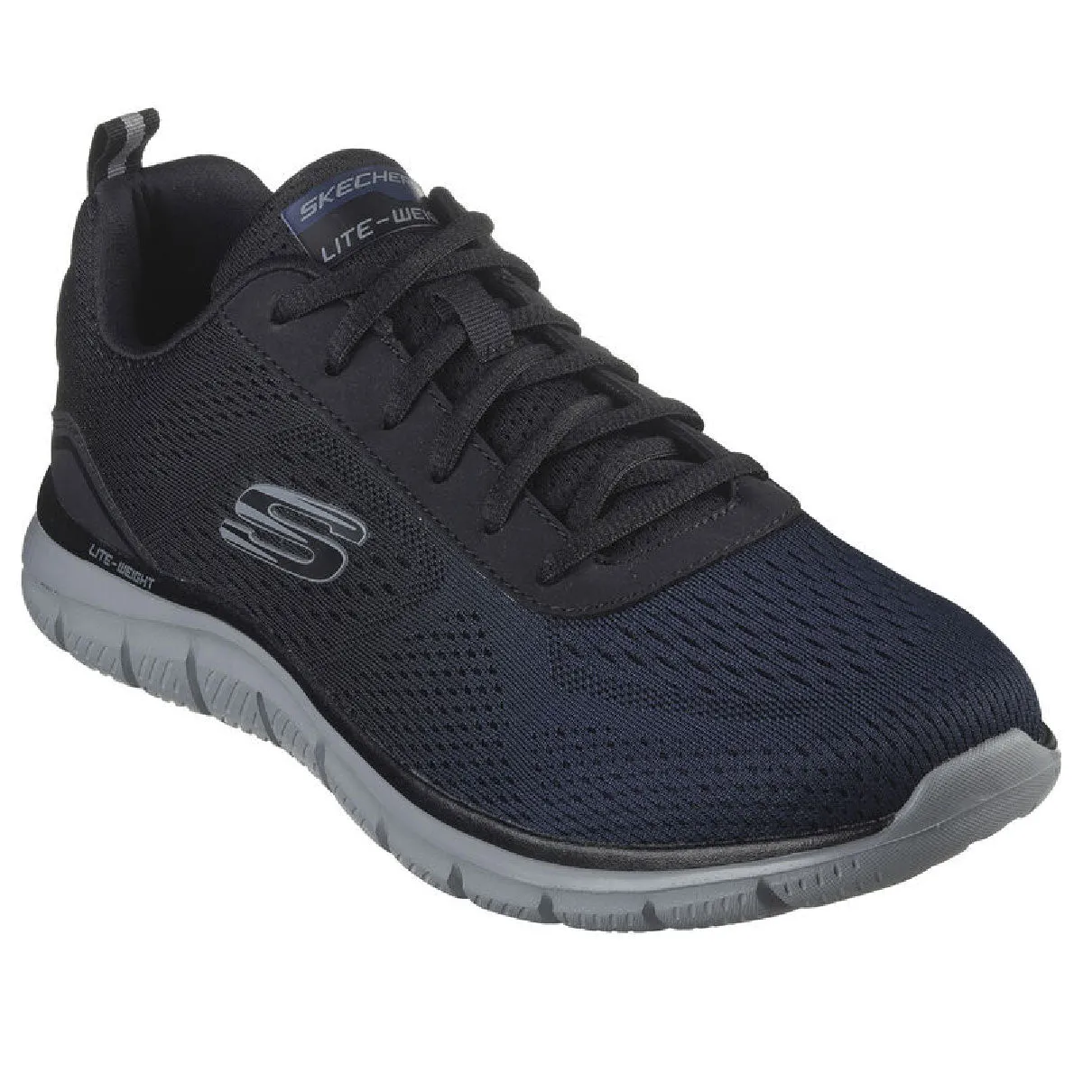 Skechers Men's Track Ripkent Navy/Black Low Top Sneaker Shoes (NVBK)