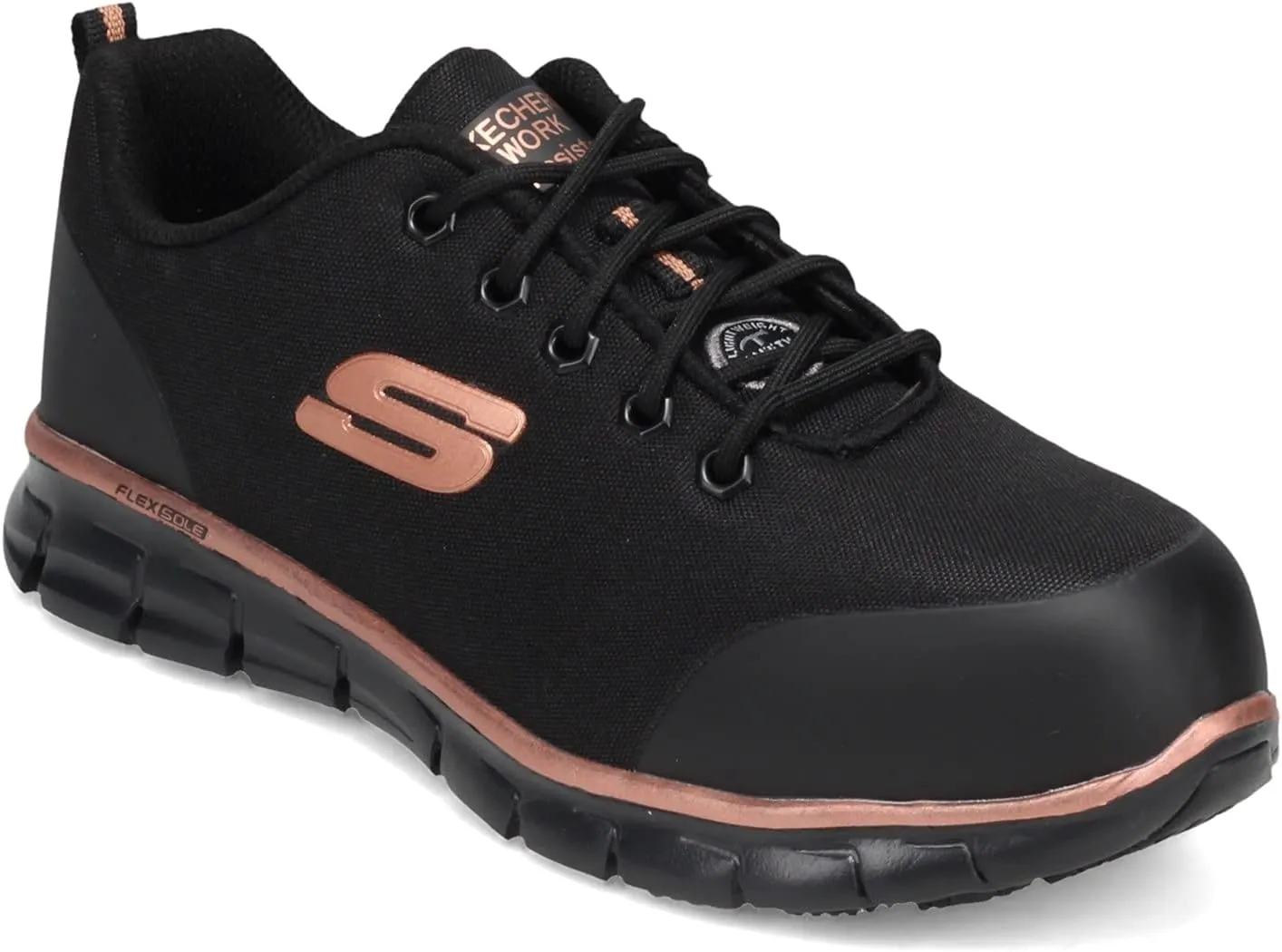Skechers Women's Lace Up Athletic Safety Toe Industrial Shoe