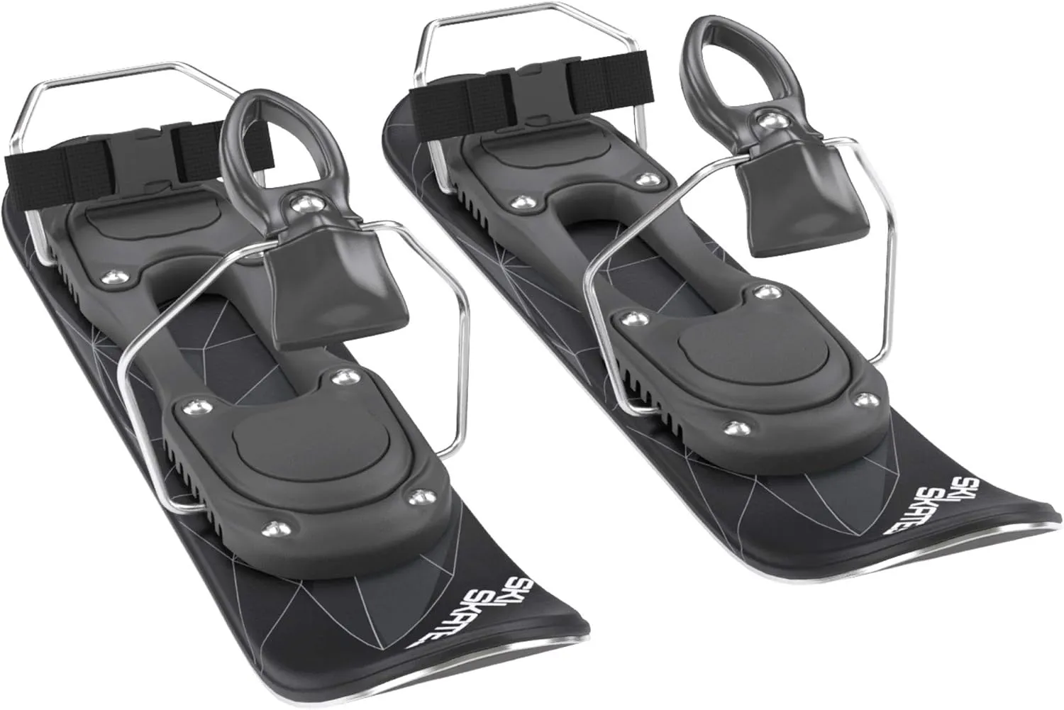 Skiskates - Short Mini Ski Skates for Snow | Skating Skis Snowblades Skiboards | Ice Skates for Snow | Shortest Skis Ever