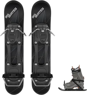 Skiskates - Short Mini Ski Skates for Snow | Skating Skis Snowblades Skiboards | Ice Skates for Snow | Shortest Skis Ever