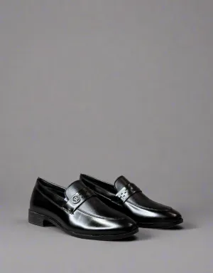 Slip-on Semi Leather Sole Shoes