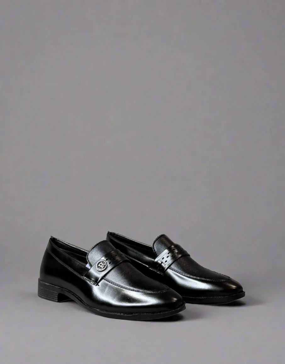 Slip-on Semi Leather Sole Shoes