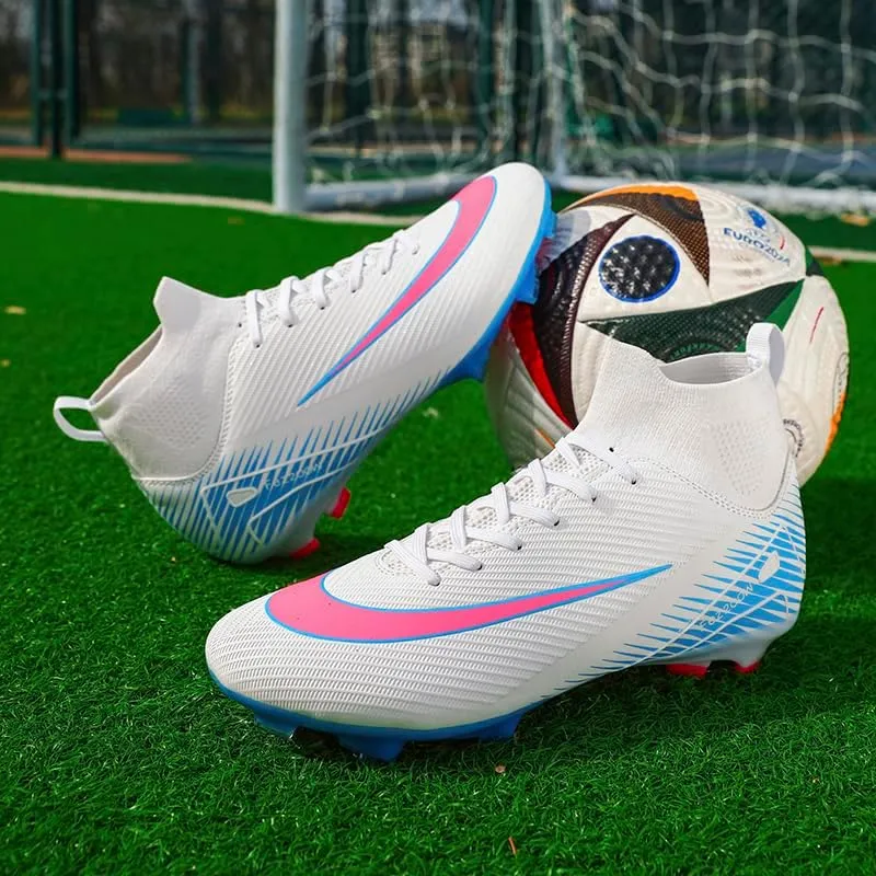 Soccer Cleats for Mens Indoor Soccer Shoes Unisex Baseball Turf Shoes Youth Rugby Shoes Adult AG FG TF Football Boots Wide Training Sneaker