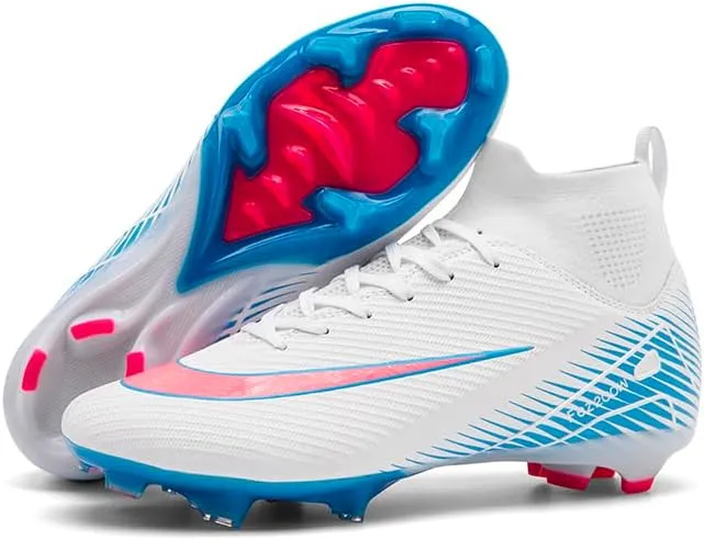 Soccer Cleats for Mens Indoor Soccer Shoes Unisex Baseball Turf Shoes Youth Rugby Shoes Adult AG FG TF Football Boots Wide Training Sneaker
