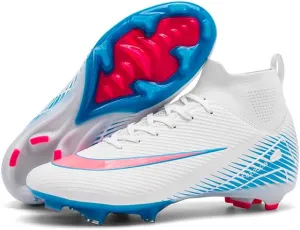 Soccer Cleats for Mens Indoor Soccer Shoes Unisex Baseball Turf Shoes Youth Rugby Shoes Adult AG FG TF Football Boots Wide Training Sneaker