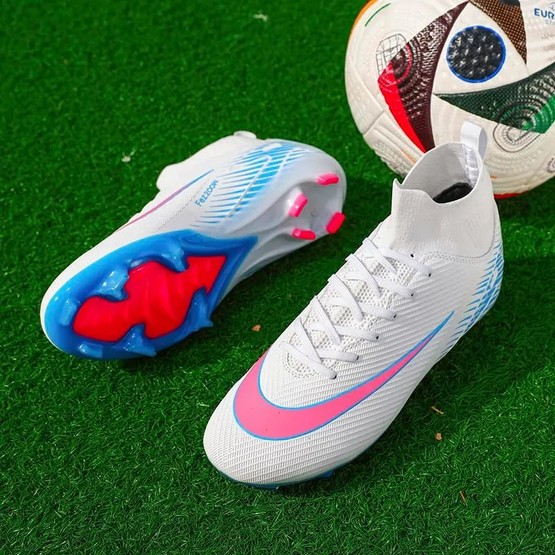 Soccer Cleats for Mens Indoor Soccer Shoes Unisex Baseball Turf Shoes Youth Rugby Shoes Adult AG FG TF Football Boots Wide Training Sneaker
