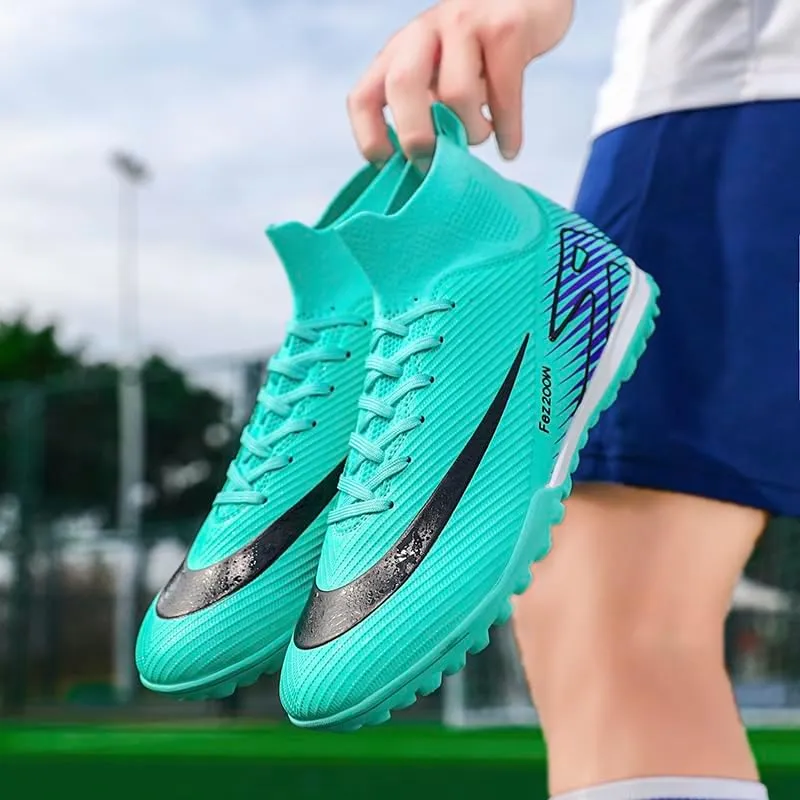 Soccer Cleats for Mens Indoor Soccer Shoes Unisex Baseball Turf Shoes Youth Rugby Shoes Adult AG FG TF Football Boots Wide Training Sneaker