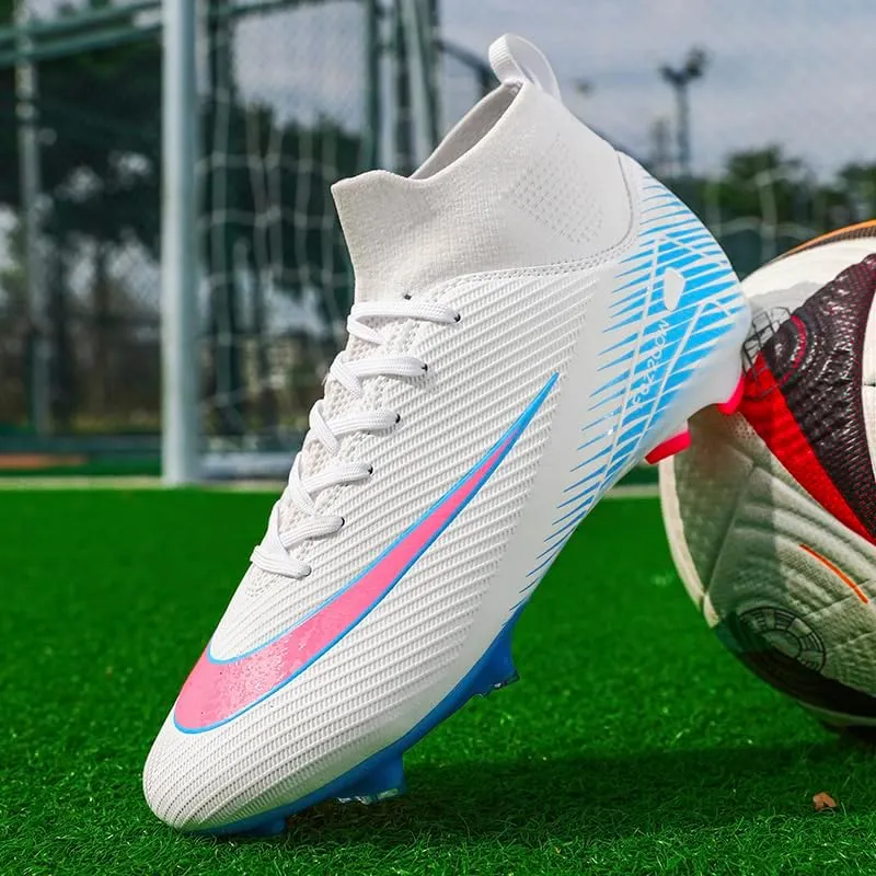 Soccer Cleats for Mens Indoor Soccer Shoes Unisex Baseball Turf Shoes Youth Rugby Shoes Adult AG FG TF Football Boots Wide Training Sneaker