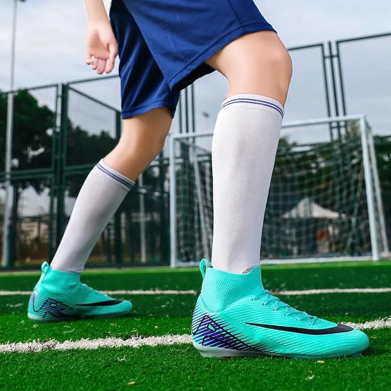 Soccer Cleats for Mens Indoor Soccer Shoes Unisex Baseball Turf Shoes Youth Rugby Shoes Adult AG FG TF Football Boots Wide Training Sneaker