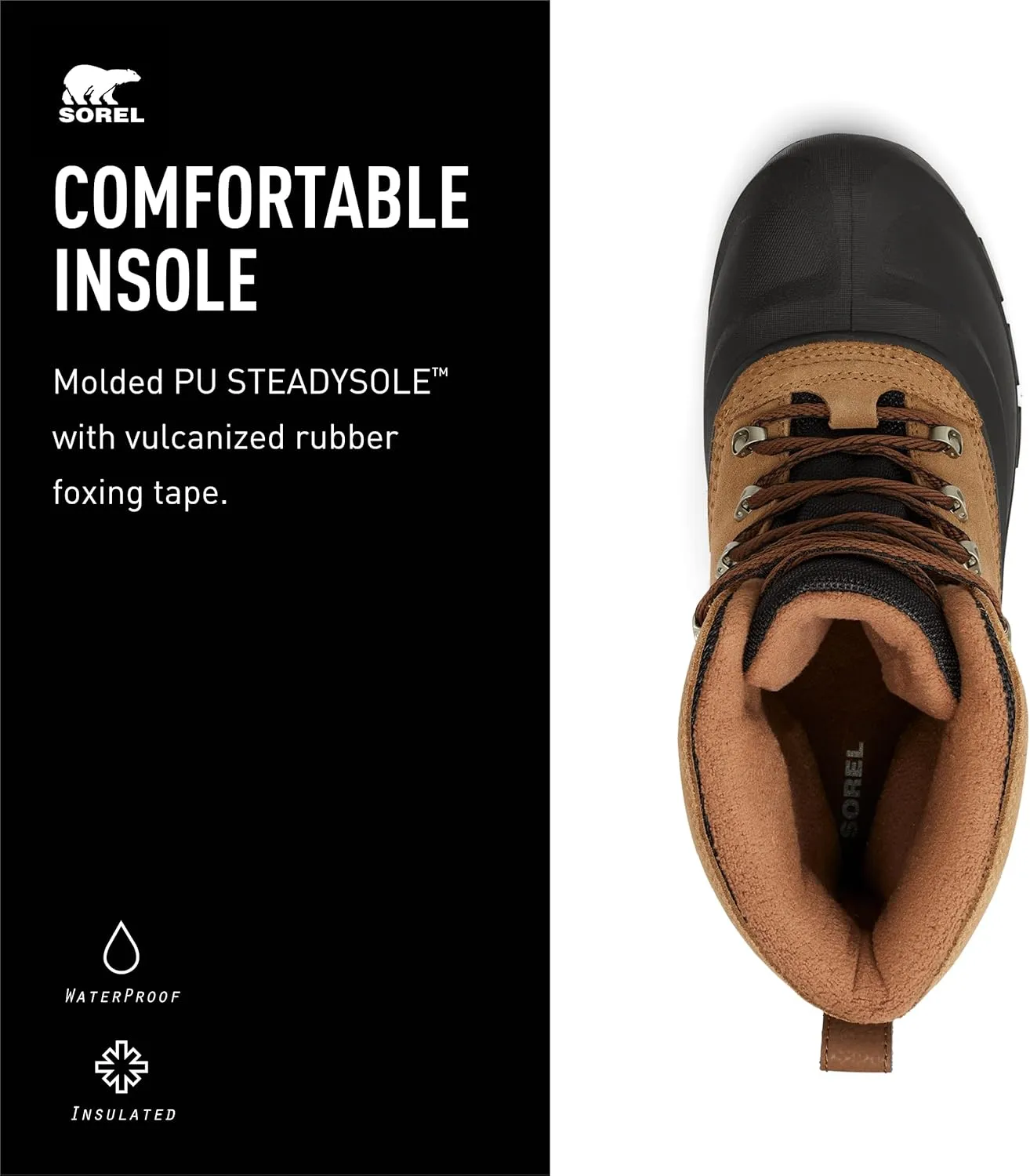 SOREL - Men's Buxton Lace Waterproof Winter Boot