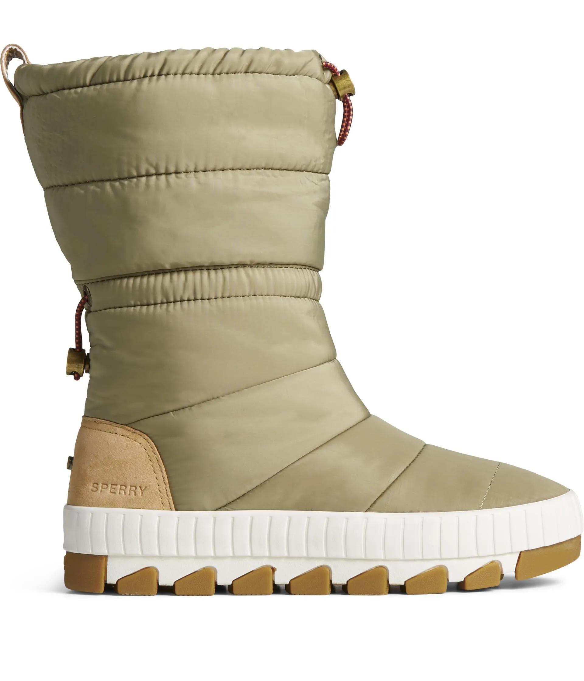 Sperry Ladies Footwear Women's Torrent FOLD Down Snow Boot, Olive, 6
