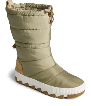 Sperry Ladies Footwear Women's Torrent FOLD Down Snow Boot, Olive, 6