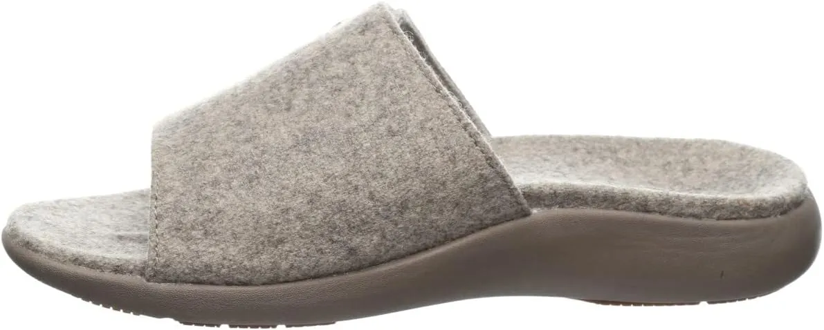 Strole Den Women's Wool Slippers with Orthotic Arch Support