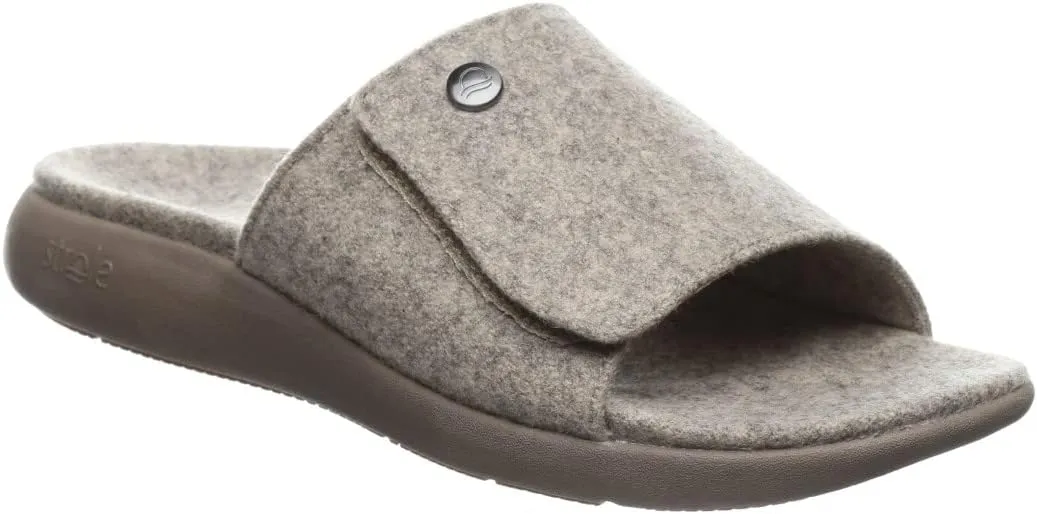 Strole Den Women's Wool Slippers with Orthotic Arch Support