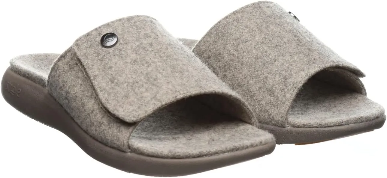 Strole Den Women's Wool Slippers with Orthotic Arch Support