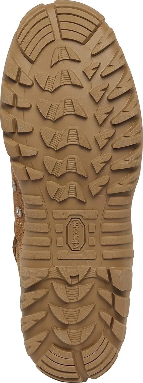 Tactical Research Khyber TR550WPINS 8 Inch Combat Boots For Men - Army OCP ACU Lightweight Waterproof and 400g Insulated Coyote Brown Leather With Vibram Ibex Outsole