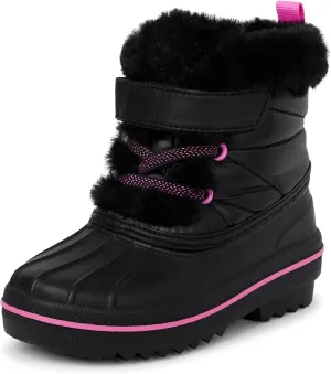 The Children's Place Baby Girls' Faux Fur Trim Snow Boot