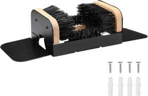The Original Boot Scrubber, Outside Boot Scraper, for All Weather Industrial Shoe Cleaner & Scraper Brush (with Ears)