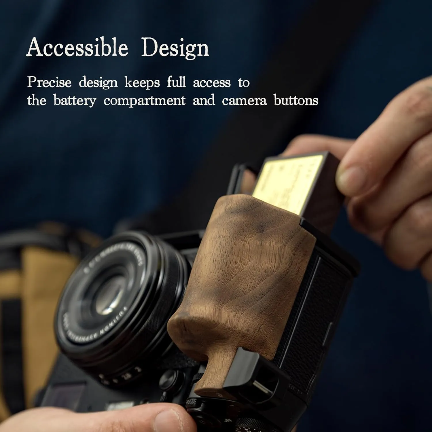 Tilta Vintage Camera Cage Compatible with Fujifilm X100VI – Silver | Base Kit | Thumb Grip | Strap Attachments | ARCA Ready | Lightweight & Durable TA-T70-A-S