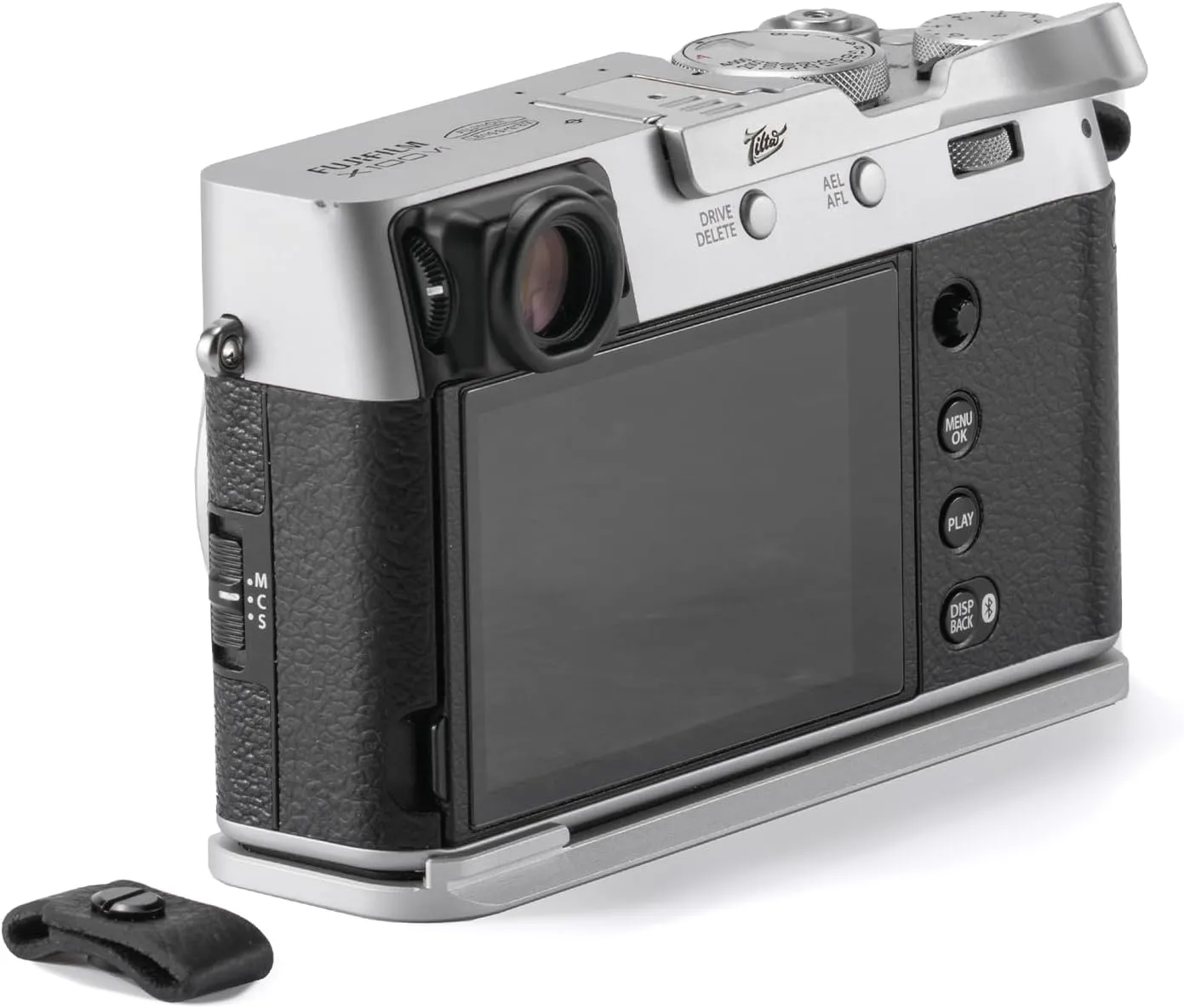 Tilta Vintage Camera Cage Compatible with Fujifilm X100VI – Silver | Base Kit | Thumb Grip | Strap Attachments | ARCA Ready | Lightweight & Durable TA-T70-A-S