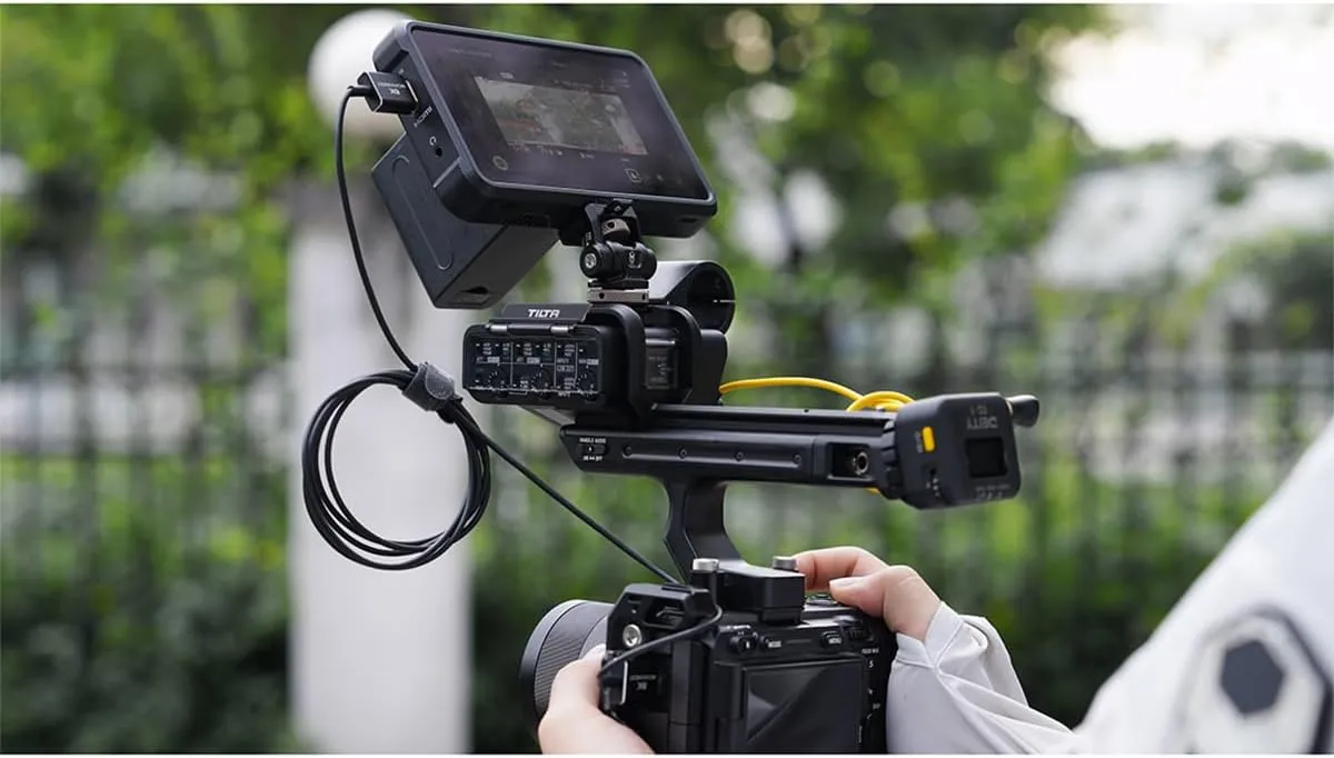 Tilta XLR Extension Bracket for/Compatible with Sony FX3 | Custom Designed | Mount Accessories | Secure Connection | Extended Grip | Lightweight & Durable | TA-T13-XLR (Black)
