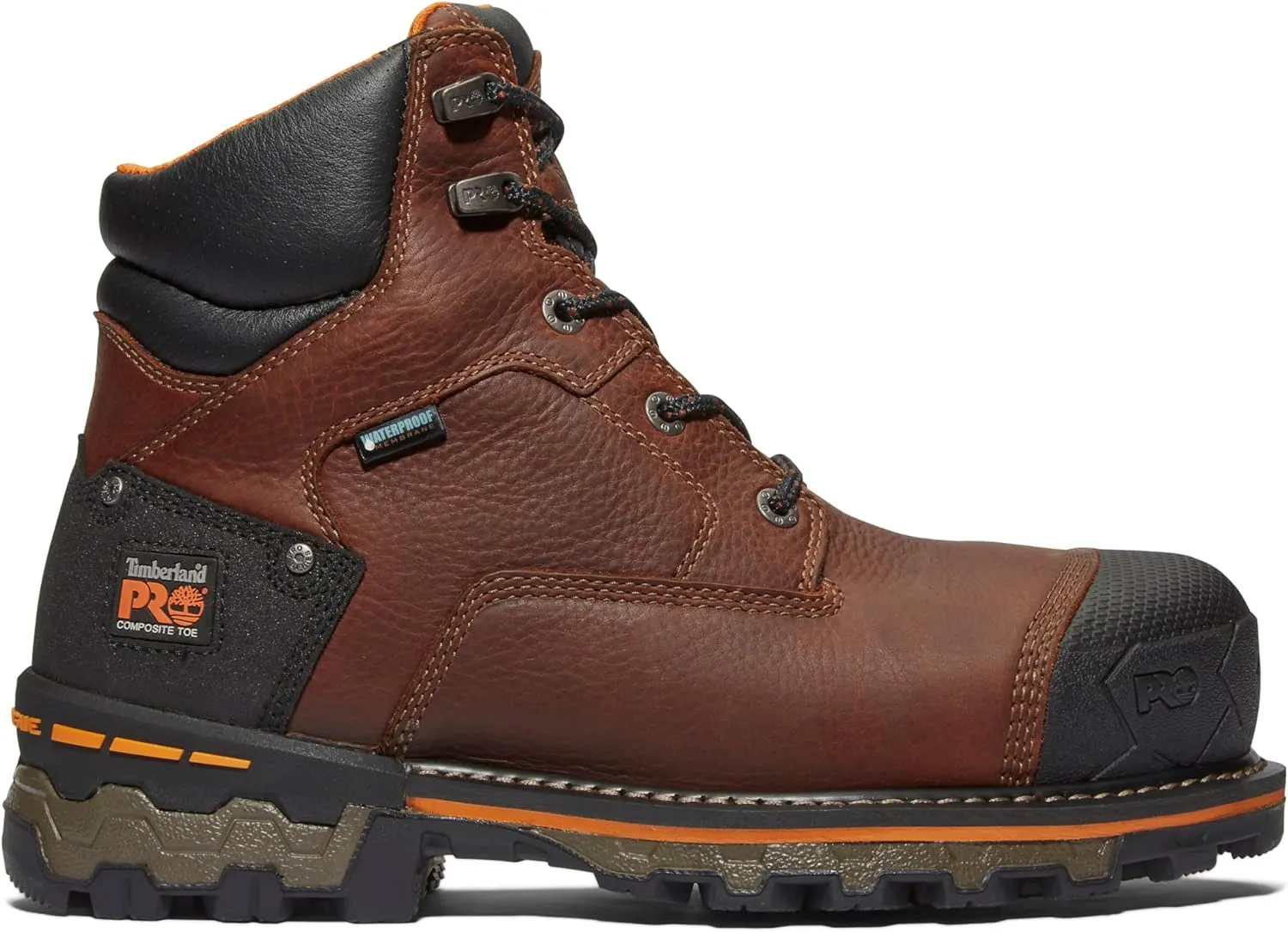 Timberland PRO Men's Boondock 6 Inch Composite Safety Toe Insulated Waterproof Industrial Work Boot