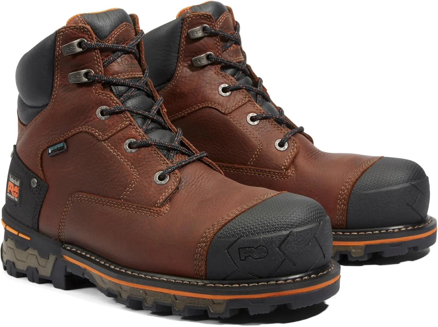 Timberland PRO Men's Boondock 6 Inch Composite Safety Toe Insulated Waterproof Industrial Work Boot