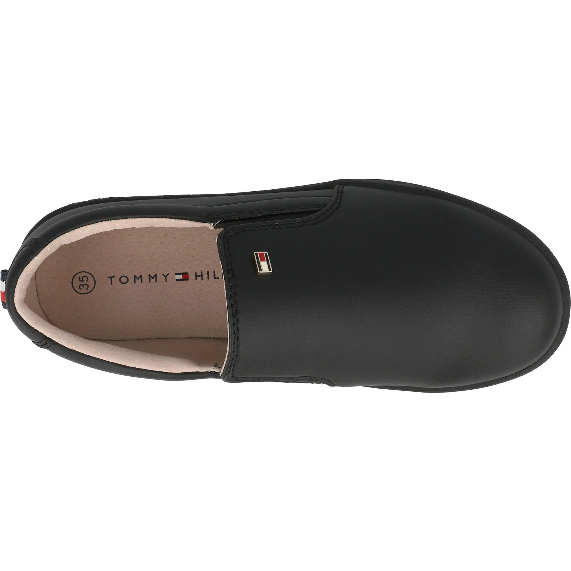 Tommy Hilfiger Black Loafer Shoes