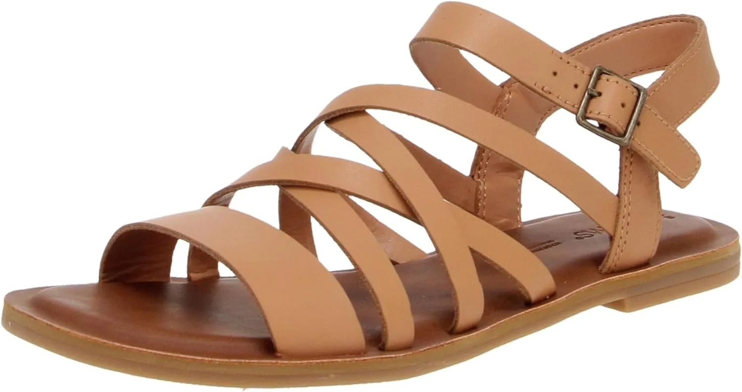 TOMS Womens Sephina Strappy Casual Sandals Casual - Off White