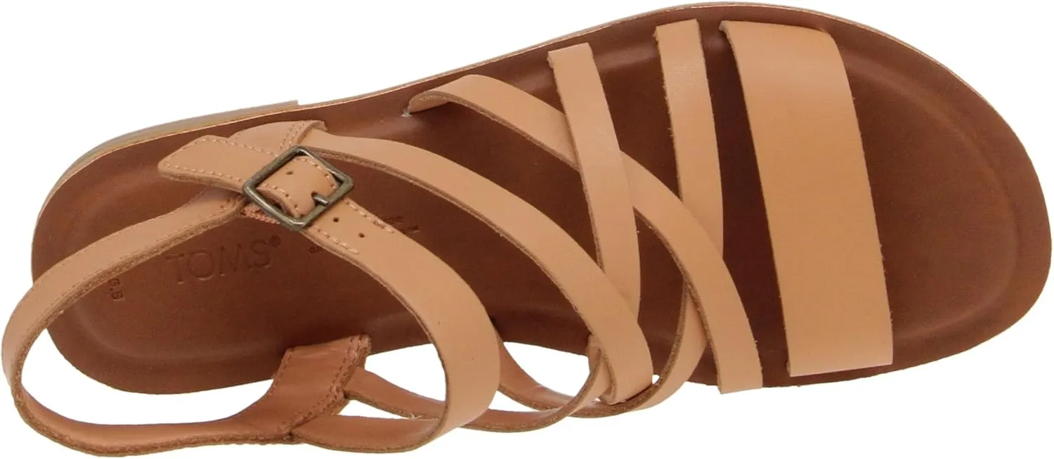 TOMS Womens Sephina Strappy Casual Sandals Casual - Off White