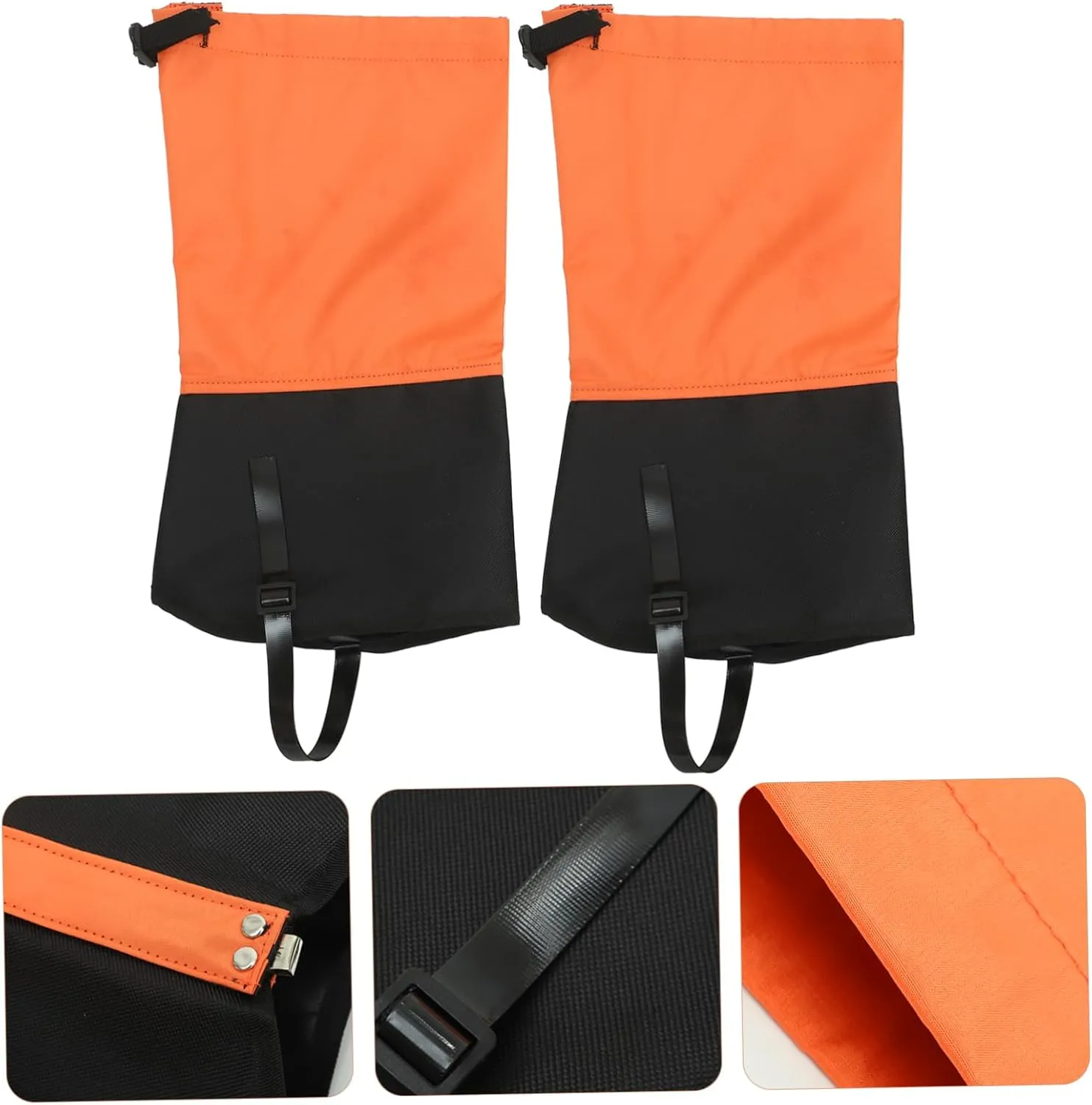 Toyvian Hiking Leg Gaiters Waterproof Protection Men Climbing Leg Cover Snow Calf Gaiters Walking Boot Cover