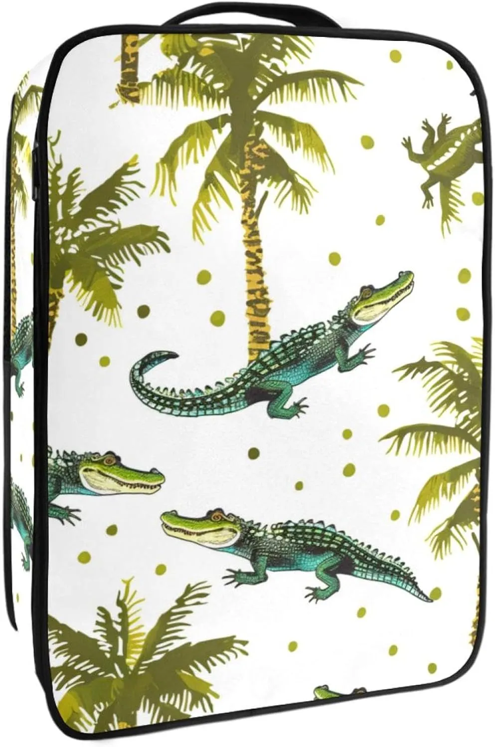 Travel Shoe Bag,Waterproof Portable Organizer Storage Shoe Pouch,Dot Palm and Crocodile