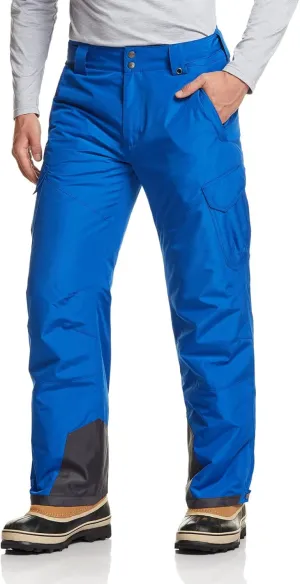 TSLA Men's Winter Snow Pants, Waterproof Insulated Ski Pants, Ripstop Windproof Snowboard Bottoms