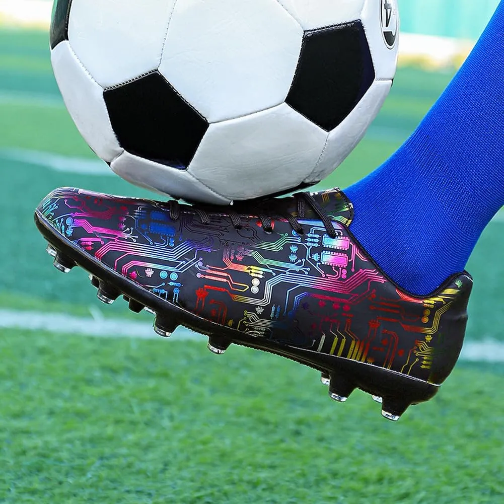 Unisex Low Top AG Sports Soccer Cleats Training Shoes Non-Slip Wear Resistant Football Shoes