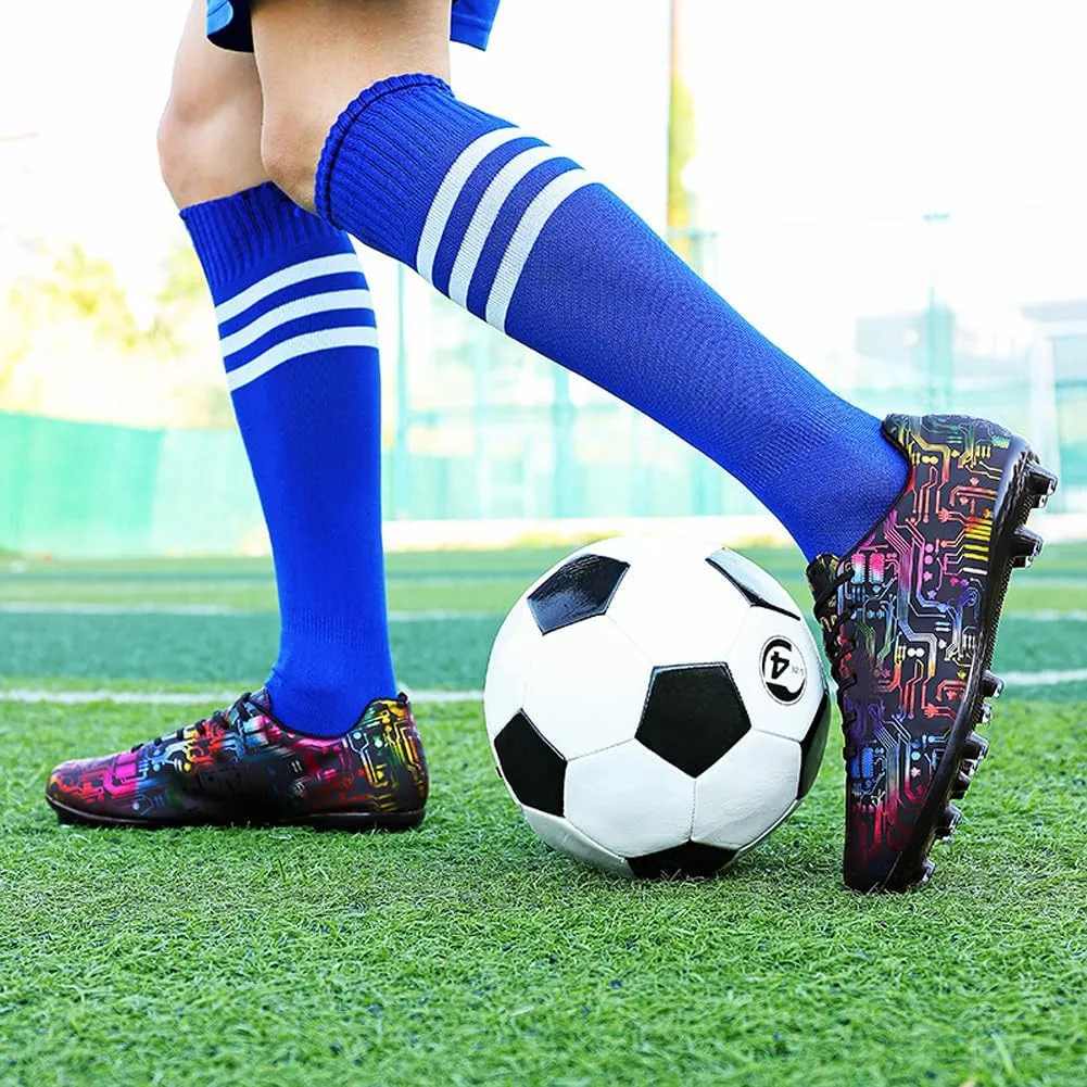 Unisex Low Top AG Sports Soccer Cleats Training Shoes Non-Slip Wear Resistant Football Shoes