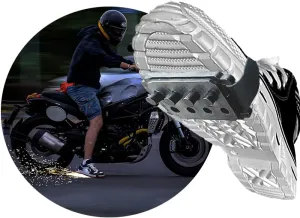 Upgrade 1/2PCS Reusable Motorcycle Sparks Shoe Covers | Bicycle Sparks | Skateboard Sparks | Cool Sole Sparkling Shoe Cover
