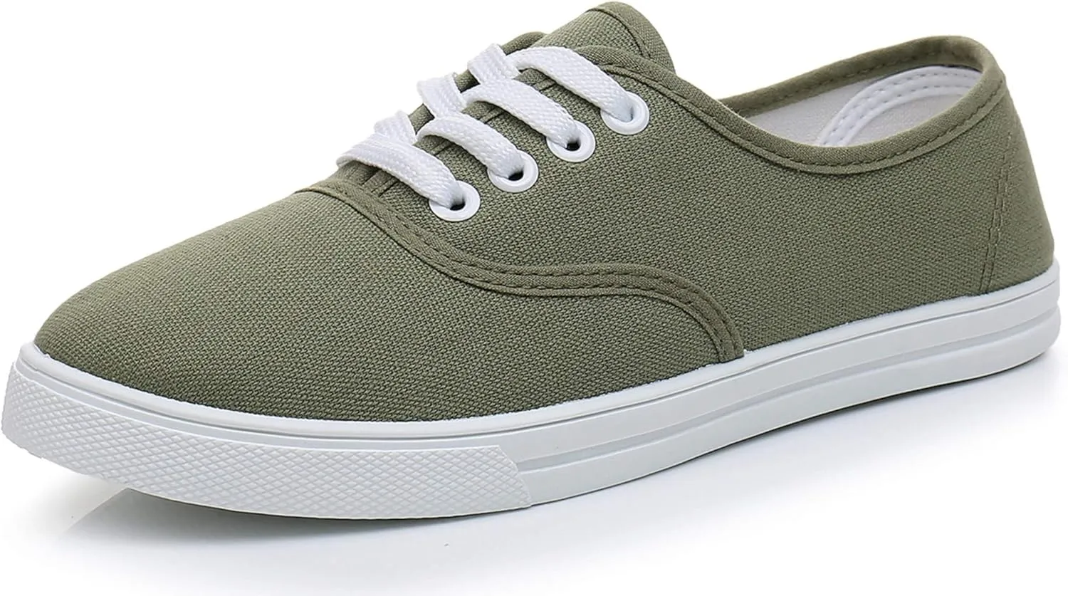 VenusCelia Women's Rainbow Canvas Lace Up SneakerⅡ