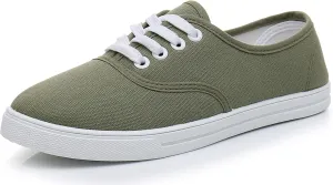 VenusCelia Women's Rainbow Canvas Lace Up SneakerⅡ