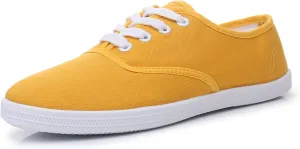 VenusCelia Women's Rainbow Lace Up Sneaker Shoes