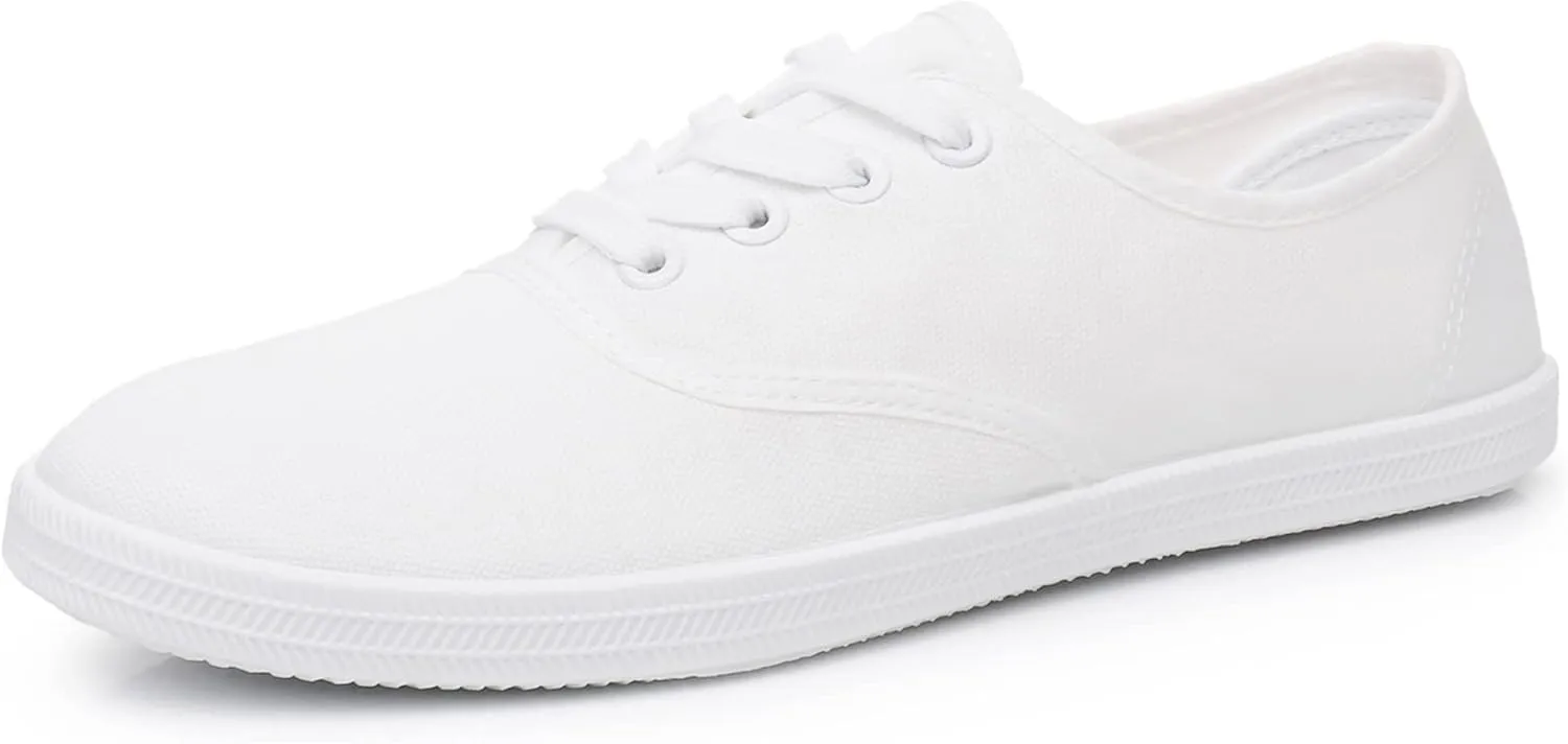 VenusCelia Women's Rainbow Lace Up Sneaker Shoes