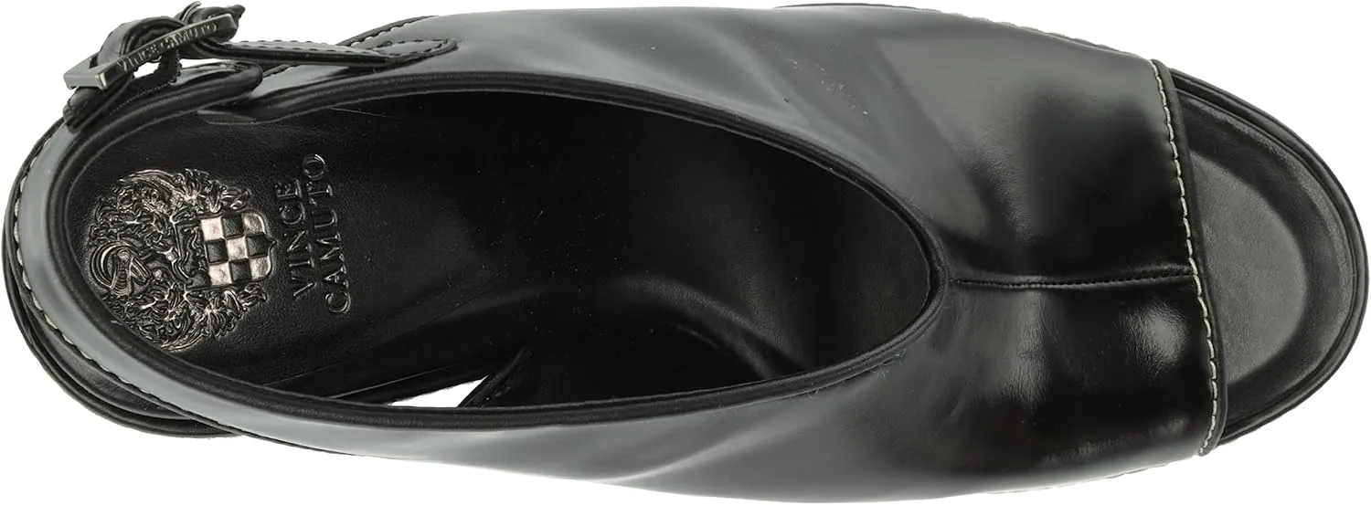 Vince Camuto Women's Fandree Stacked Heel Sandal Heeled
